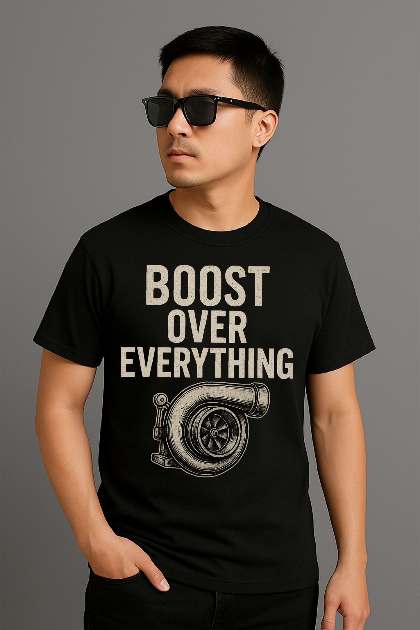 Boost Over Everything – Turbo Life JDM T-Shirt
