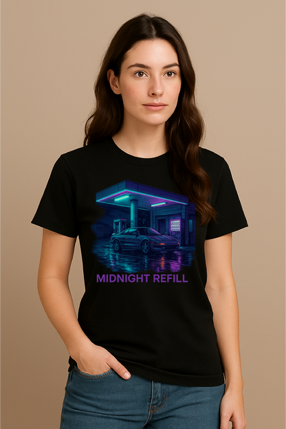 Midnight Refill – Neon JDM Gas Station Scene