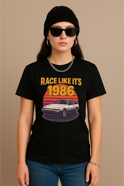Race Like It’s 1986 – AE86 Retro Drift Shirt